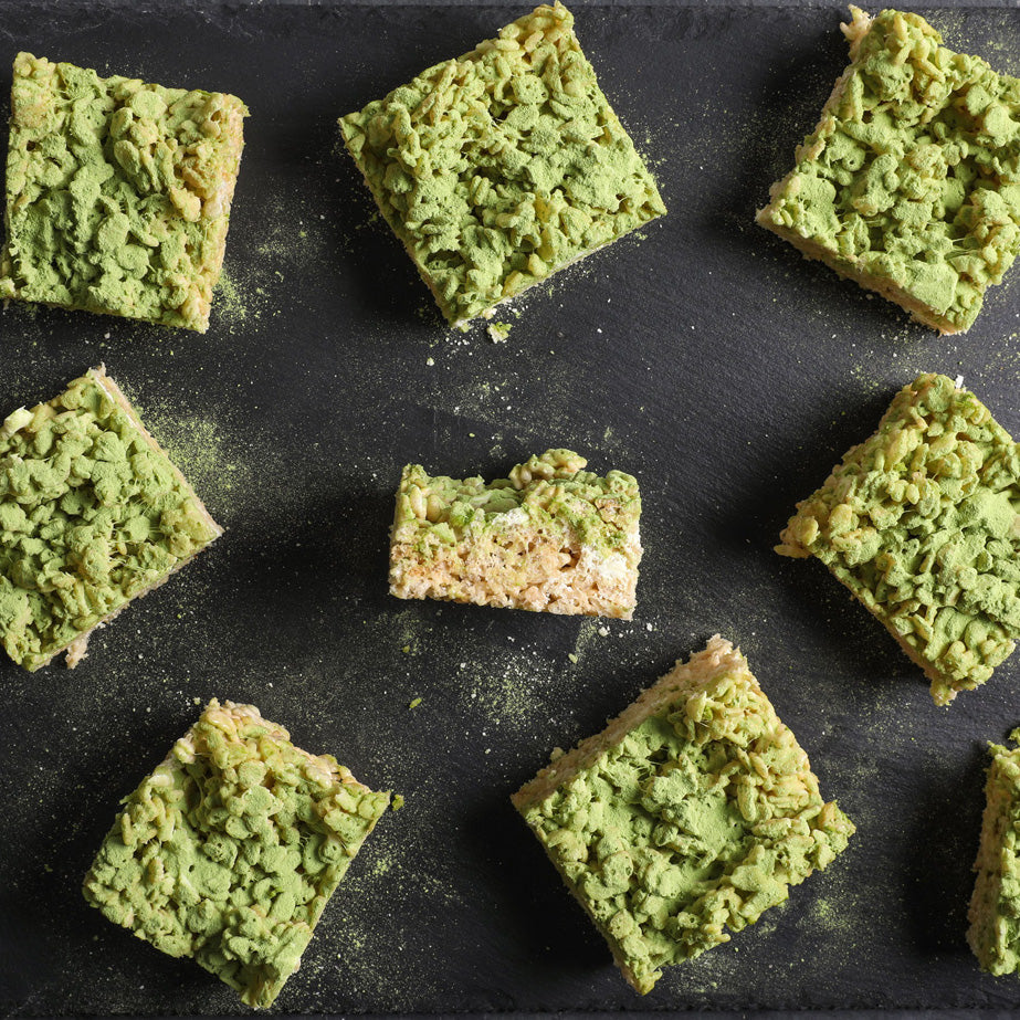 Matcha Rice Krispies Treats - Mantra Matcha