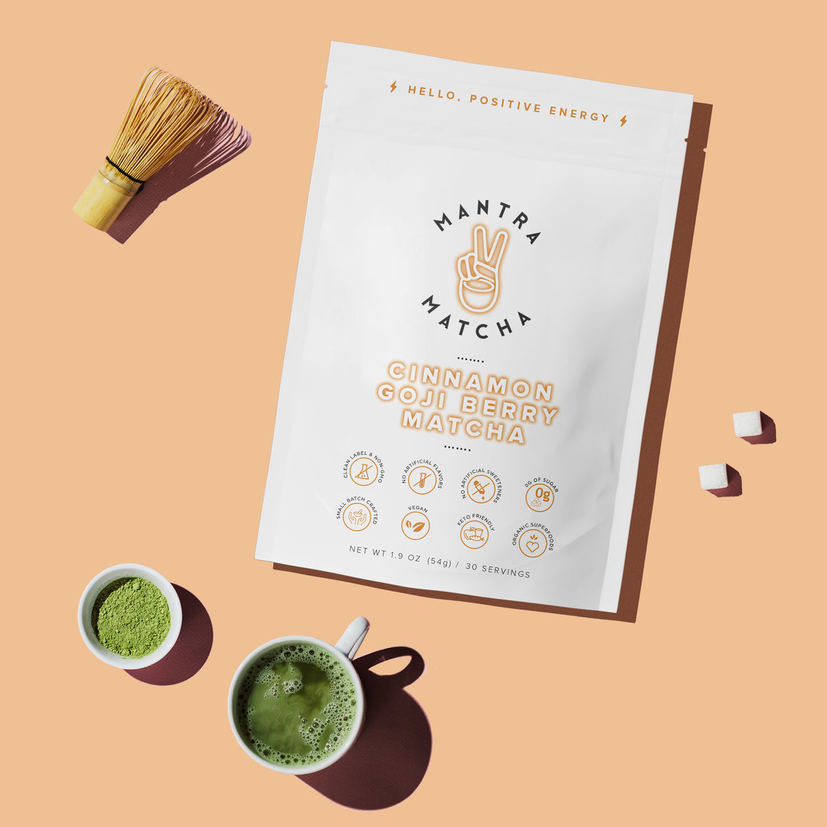 Cinnamon Goji Berry Matcha