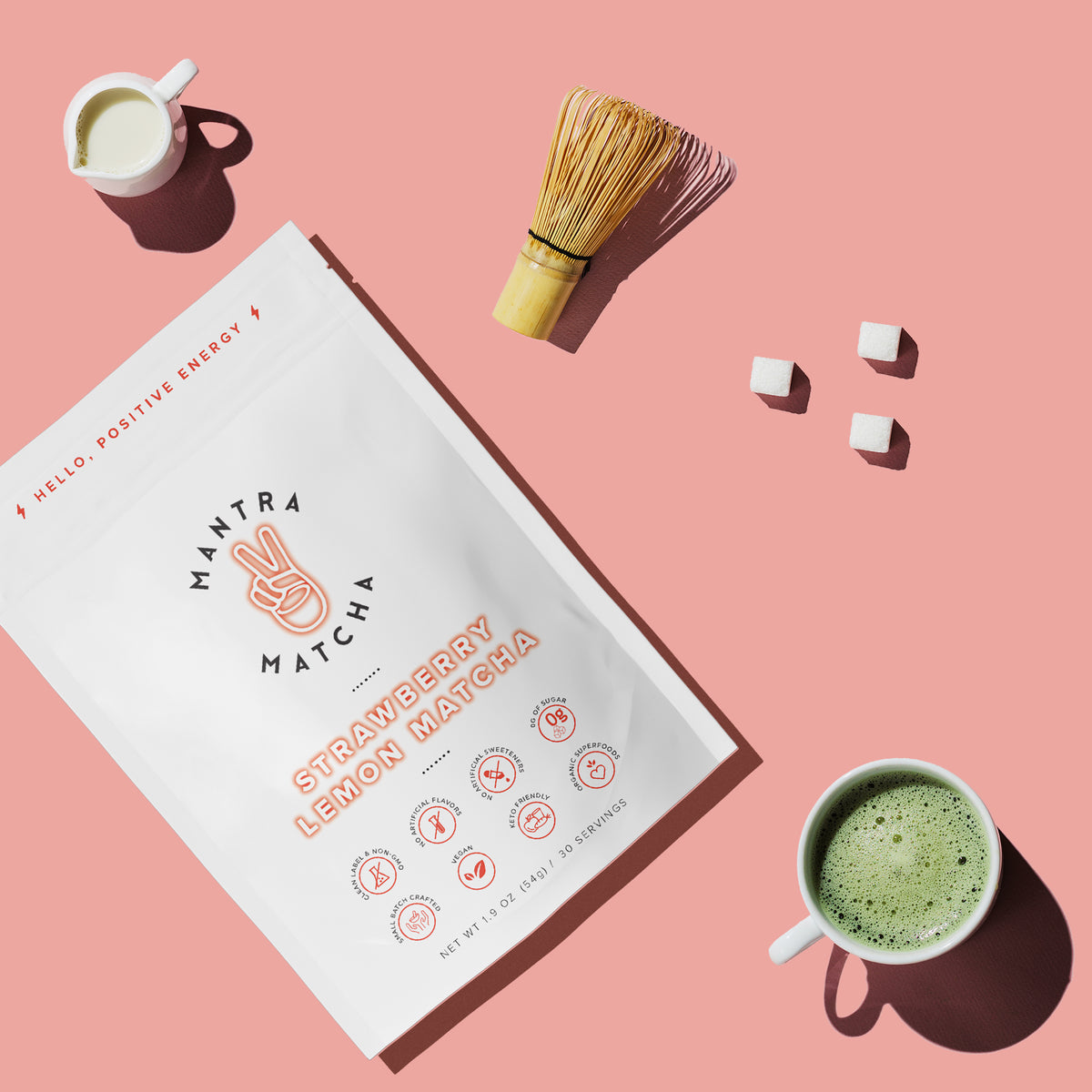 Strawberry Lemon Matcha