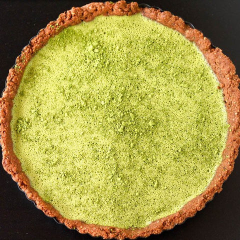 Superfood Berry Matcha Pie