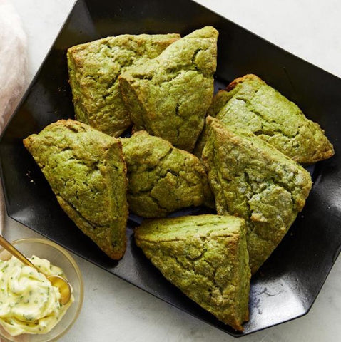 Matcha Herb Scones