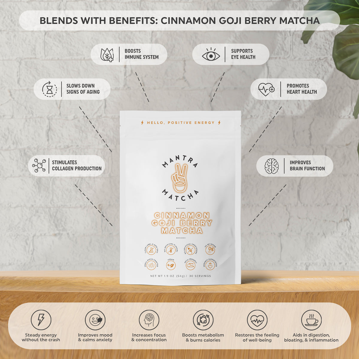 Cinnamon Goji Berry Matcha Starter Kit